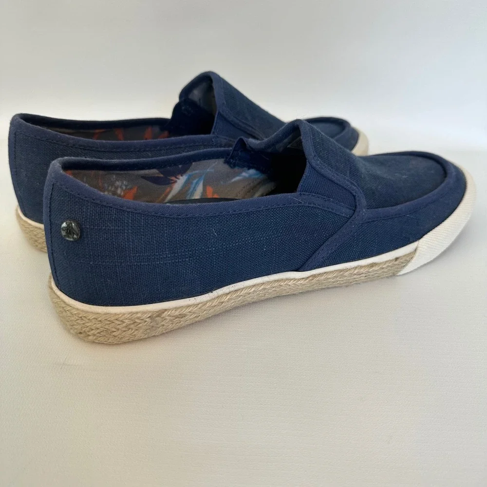 Mens Original Penguin Canvas Slip On Espadrille Casual‎ Shoes Size 10.5